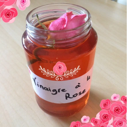 vinaigre de rose DIY