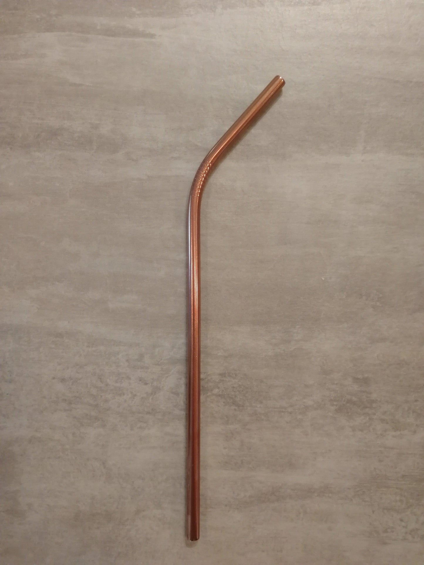 Paille inox COURBEE - CUIVRE - Hello Durable