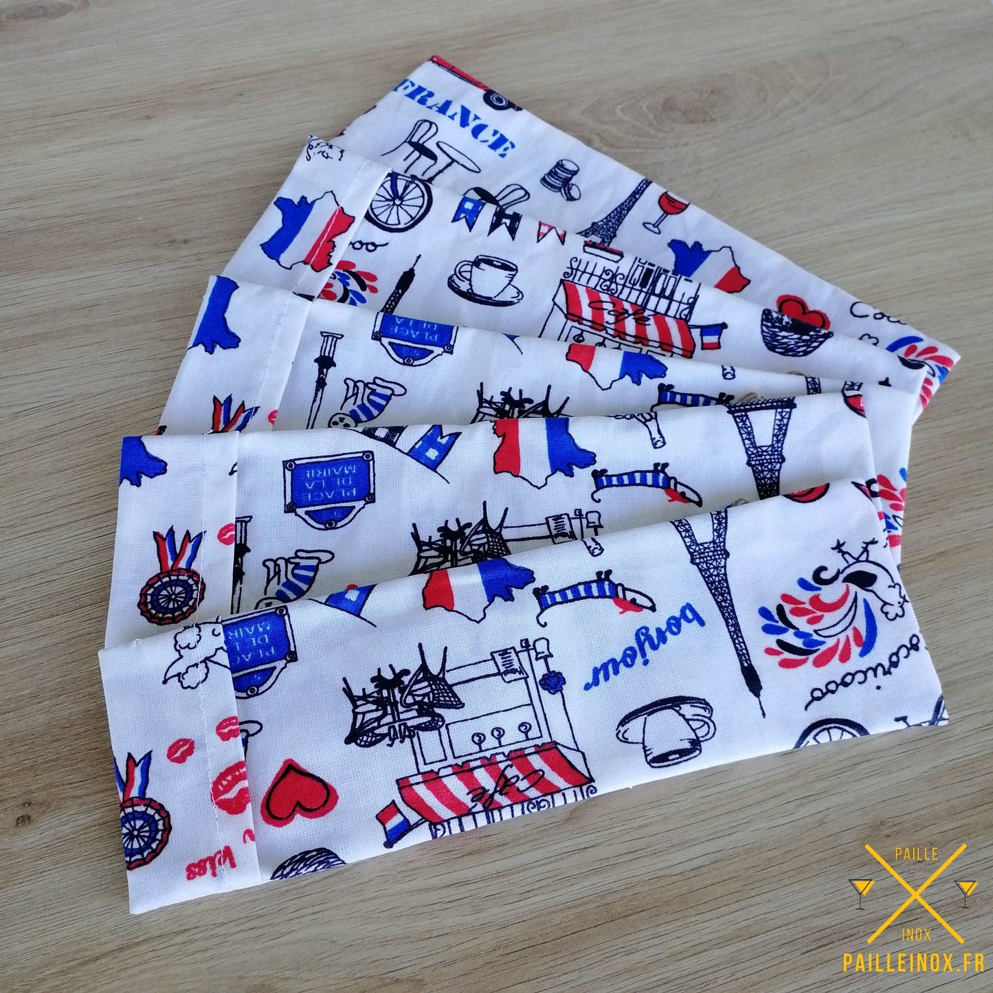 Pochette à pailles Made in France - PARIS - Hello Durable